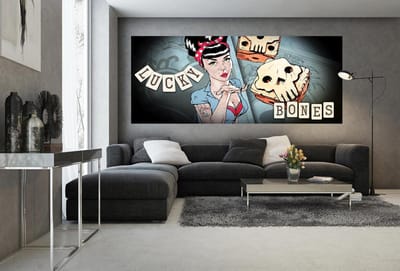 Lucky Bones Alchemy Tattoo Photo Wallcovering