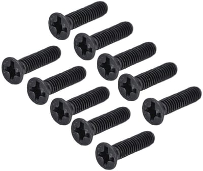 Assortiment verzonken schroeven DIN 965 zwart gegalvaniseerd - 50 stuks M3 x 10 - hoogwaardige schroeven voor diverse toepassingen
