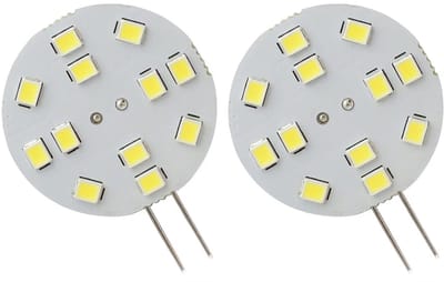 Spectrum LED Insteeklampje G4 2W - 12V - 230 Lumen - 6000K Koud wit - Helder daglicht - Energiezuinig - 2 stuks