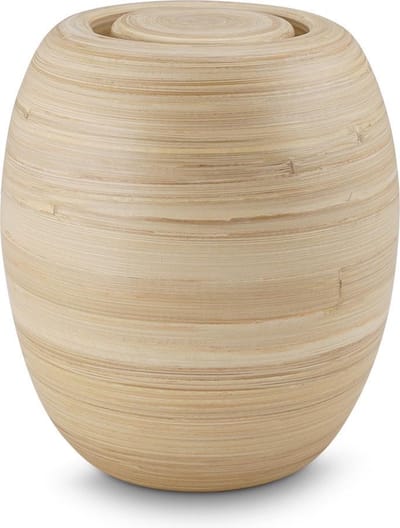 Bakka bamboe urn - hout