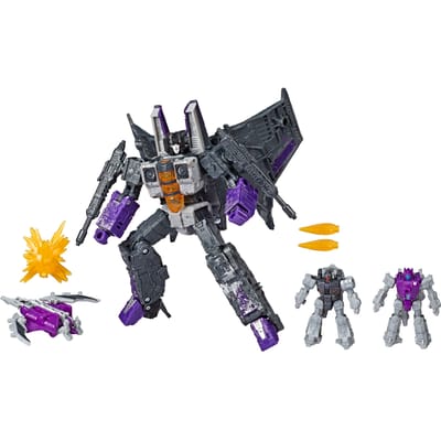 Hasbro Transformers War for Cybertron Voyager Decepticon Phantomstrike Squadron 4-Pack - Final Strike Figure Series: Part 2