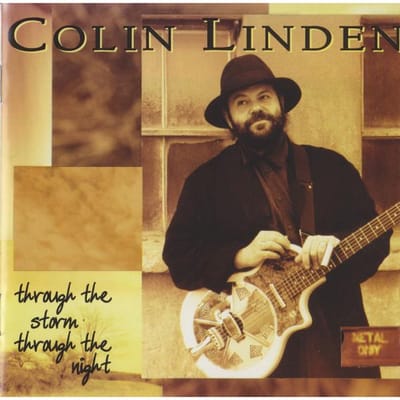 CD COLIN LINDEN - Through The Storm Through The Night 742402 Compass Records US Blues Gebruikt brown