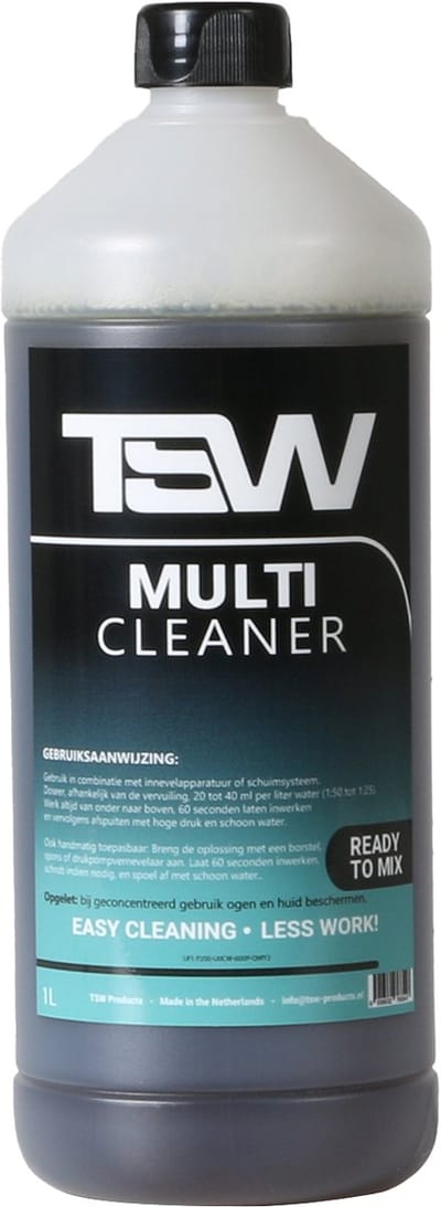 TSW Multi Cleaner Auto / Truck Shampoo - 1L geconcentreerde shampoo voor auto, vrachtwagen, machine, vloer en rondom huis