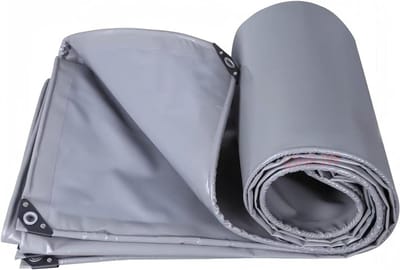 Waterdicht Dekzeil - Afdekzeil Beschermhoes - Beschermen van Objecten - Versterkte Randen - 1 x 24m - Grijs