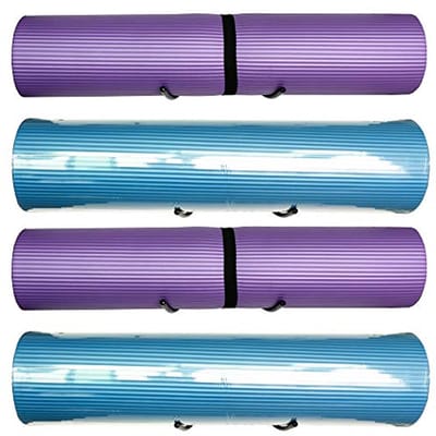 Yogamat Wandrek voor Schuimrollen - Opbergplank en Muuropslag - 4 Stuks tot 8 inch Diameter