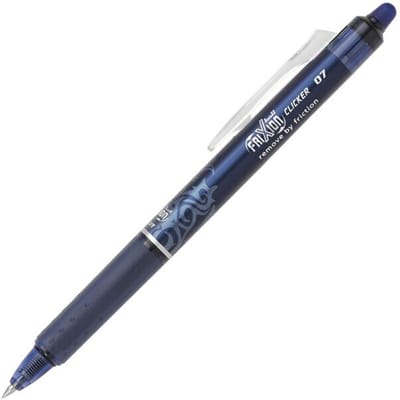 Pilot Frixion ball clicker pen - uitgumbaar - 0,7 mm - nachtblauw