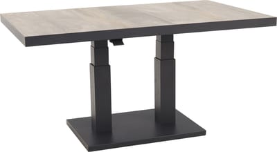 Jersey verstelbare tuintafel - 140 x 85 cm.