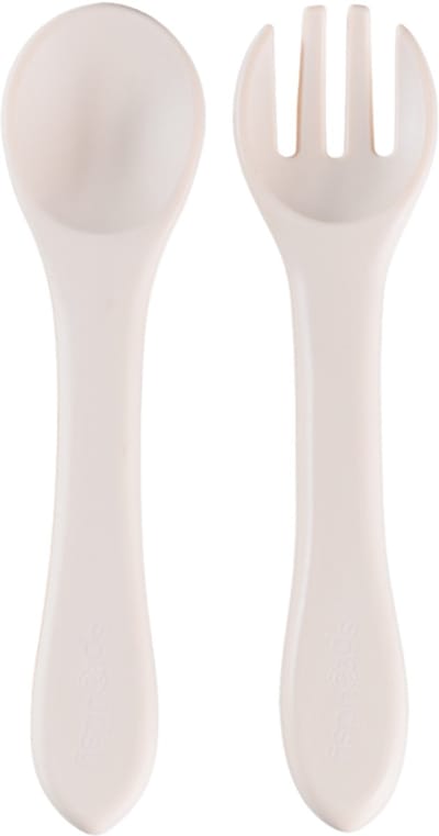 Sproudsy Bestekset Serene – Kinderbestek – Kinderservies - Baby – Ivory