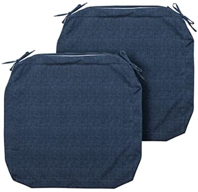 Vervangende kussenhoezen voor binnen en buiten - 2 stuks - Waterafstotende en UV-bestendige slipcovers voor loveseat en terrasstoel