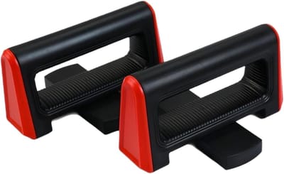 Fitness Ondersteuning - Draagbare Pompstang - Kracht Training - Opvouwbaar Ontwerp - 19 cm Pakket - Zwart