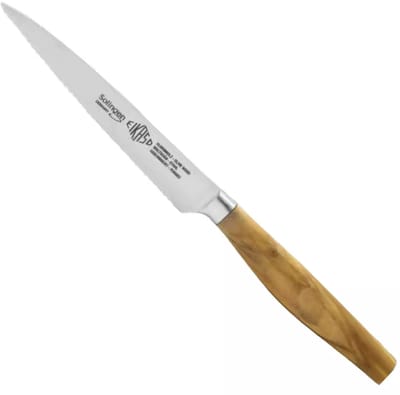 Eikaso Solingen Gesmeed Tomatenmes 12cm met Olijfhouten Handvat