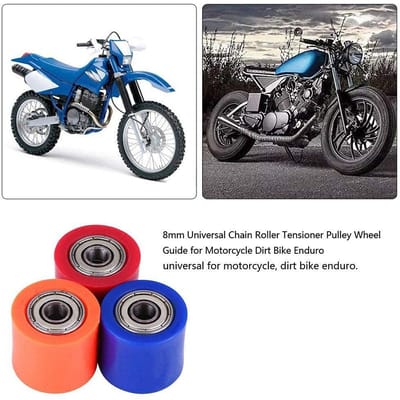 Dailygoody - Chain Roller - Motorfiets Chain Guide - Blauw - Geschikt voor Dirt Bike - Universeel voor Motoren - Hoogwaardige Kwaliteit