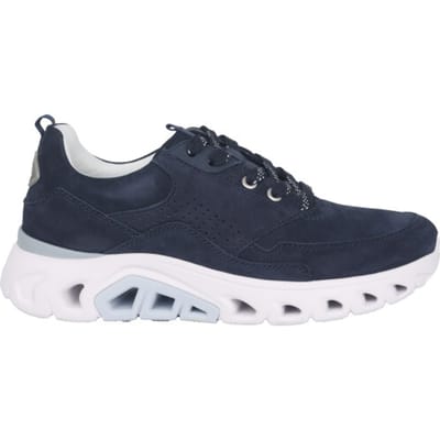 Gabor rollingsoft sensitive 26.935.36 - dames rollende wandelsneaker - Blauw - maat 37.5 (EU) 4.5 (UK)