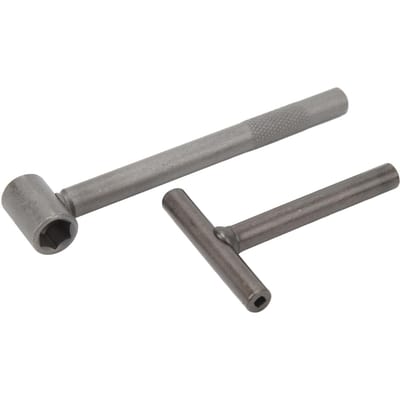 Clé de Réparation de Vis de Soupape de Moteur Outil à Trou Carré Hexagonal Universel pour la Plupart des Motos Scooters gray