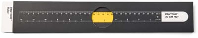 Copenhagen Design - Liniaal 30 cm - Cool Gray 9 C - Roestvast Staal - Grijs