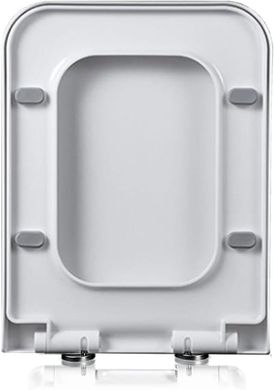 Rechthoekige Toiletbril - Vierkante WC Deksel - Badkamer Upgrade - Softclose Quick Release - Verstelbare Scharnieren - Wit