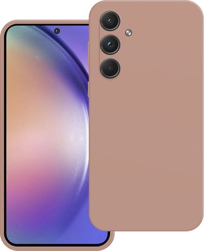 Just in Case hoesje geschikt voor Samsung Galaxy A55 Hoesje - Color Backcover - Roze