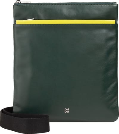 DuDu Panay Crossbody tas Leder 24 cm - Jongens - mangrove