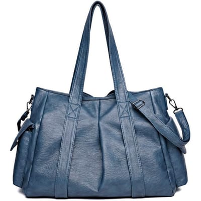 Dames Tote Bag met Grote Capaciteit Nieuwe Casual en Veelzijdige Mode One-shoulder Crossbody Tas Eenvoudige Retro Dames Tas gray