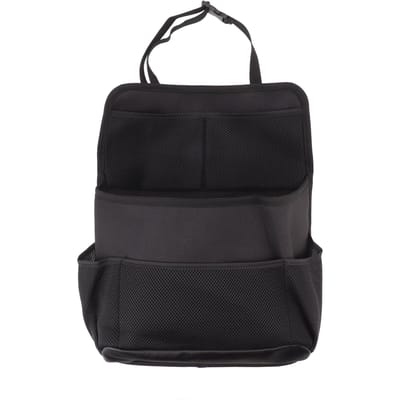 Auto Achterbank Organizer Multi-Pocket Grote Capaciteit Universele Auto Achterbank Opbergtas voor Fles black