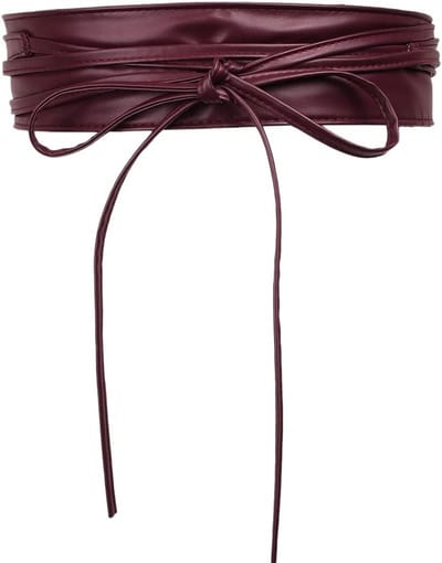 Brede Obi Tailleband voor Dames en Meisjes - Perfect voor Bruiloften, Feesten en Ceremonies - Taille 60-90 cm, Wijnrood