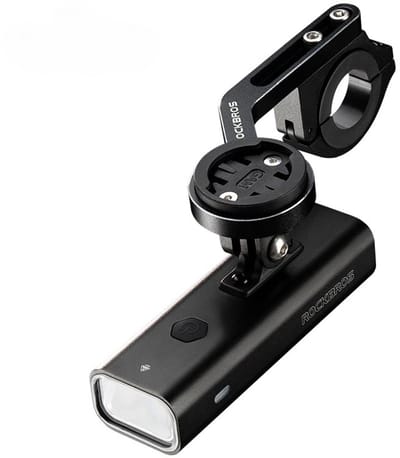 Rockbros - LED Voorlamp - Fietslamp - Fietsverlichting - 800 Lumen - Oplaadbaar - Zwart