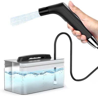 Draadloze Bidet - Reis Bidet - Bidet op Accu - Draagbare Bidet - Kraamvrouw - Incl. Reistank van 2,5 Liter