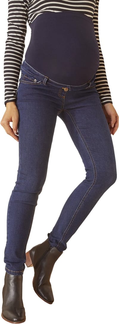 Vertbaudet Naadloze slim fit zwangerschapsjeans met band