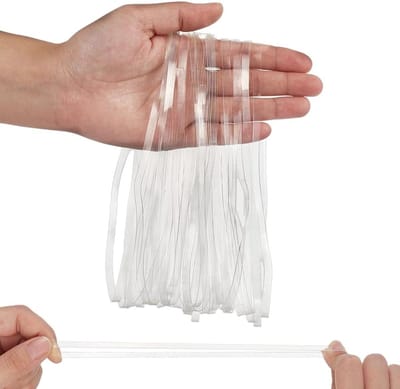 Grote Transparante Rubber Bands van 7.5 Inch - Elastische Mass Resistant Bands voor Kunst, Documenten en Kantoorbenodigdheden - 42 Stuks