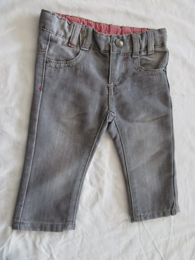 Dirkje - Lange broek - Meisje - Grijst - 80 - 12 maand