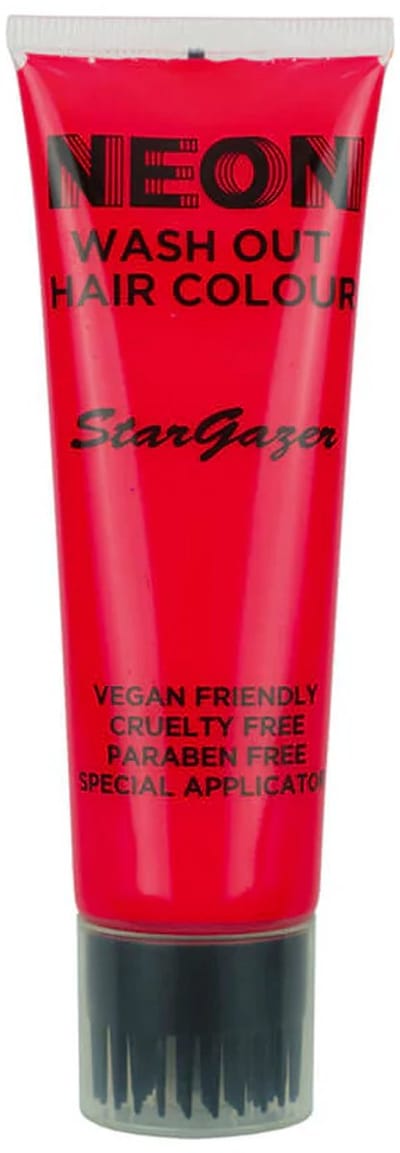 Stargazer | Neon Hair colour Red - Wash-Out - 50ml - Vegan