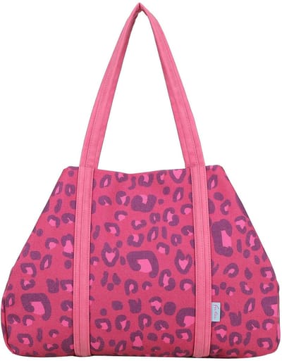 Fritzi aus Preußen shopper schoudertas Simply Shopper Canvas Leo Berry (rood)paars