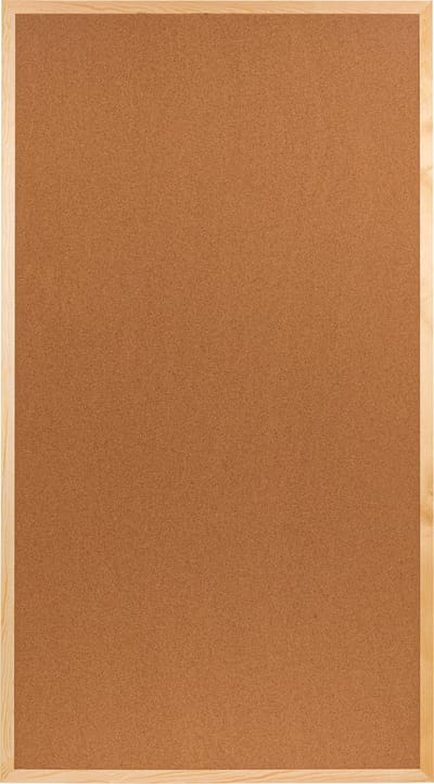 Prikbord - Henzo - 100x180 cm - Naturel - Horizontaal en verticaal op te hangen