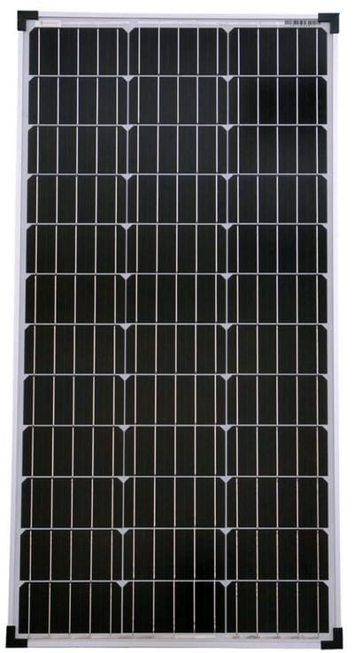 Zonnepaneel 80 Watt - Mono zonnecel - Off-grid installaties - Moderne 5-bus technologie - 100 x 51 cm - Zwart