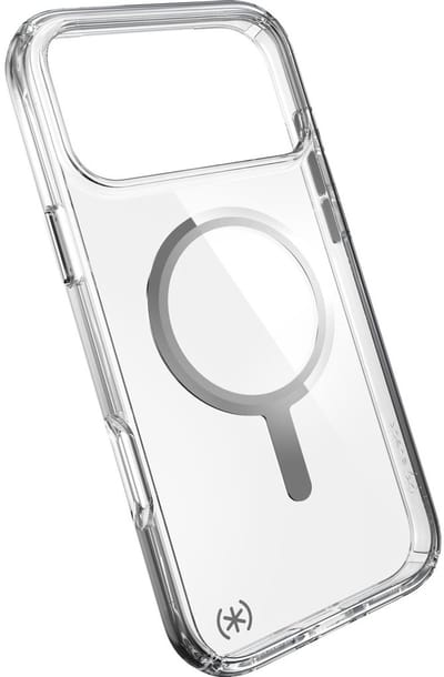 Speck hoesje geschikt voor Apple iPhone 17 Pro Max - Slank - Kristalhelder - Valbescherming gecertificeerd tot 4 meter - Microban Antibacterieel - Presidio Perfect Clear lijn - Transparant