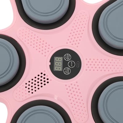 Muzikale Boksschijf - Boksmuur Trainer - Thuis Sporten - Bluetooth Muziek Connectie - 35.4 cm Diameter - Roze