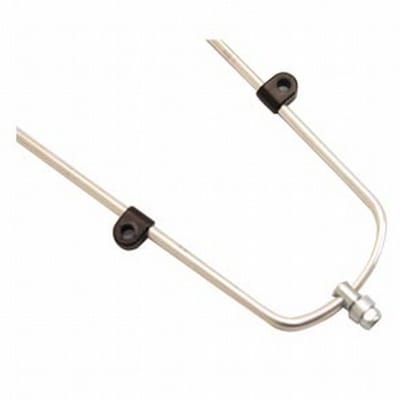 Mirage Spatbordstang-set aluminium - 5mm diameter - 45mm breed - 28 inch - zilver