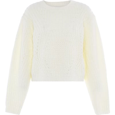 IZIA Jumper Dames wolwit