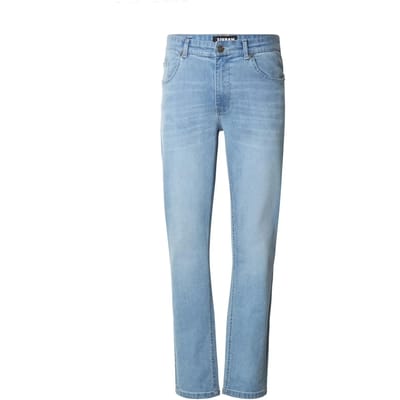 Urban Classics - Basic Slim Fit Jeans Broek rechte pijpen - Taille, 34 inch - Blauw