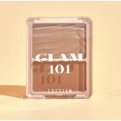 Glam 101 Hybride Highlighter & Blush Duo-Vienna Merk Beauty Cosmetica Make-Up Voor Vrouwen En Meisjes