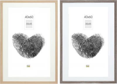 Deknudt Frames fotowand S66KMP 4 - 2 fotokaders - foto 30x45/40x60 cm