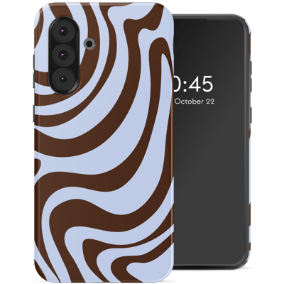 Selencia Hoesje - Geschikt voor Samsung Galaxy A36 / A56 (5G) - Backcover - Dream Swirl Chocolate