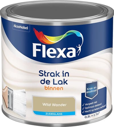 Flexa - Strak In De Lak Binnenlak Zijdeglans - Wild Wonder - Mengverf - 500 Ml
