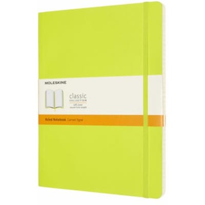 Moleskine Classic Notitieboek - Extra Large - Softcover - Gelinieerd - Citroen Groen