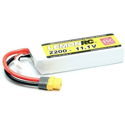 LemonRC LiPo accupack 11.1 V 2200 mAh Aantal cellen: 3 35 C Softcase XT60