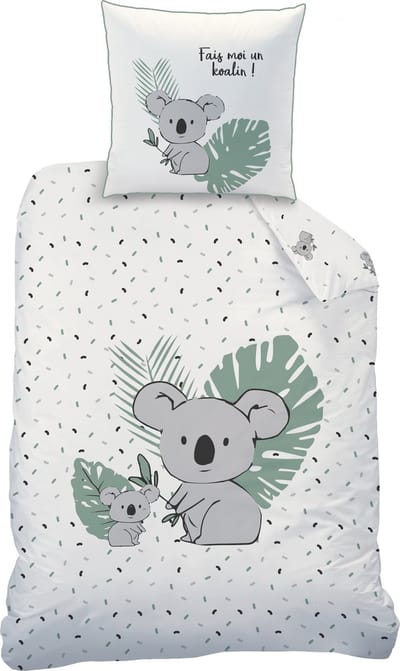 Matt & Rose Dekbedovertrek Koala - Eenpersoons - 140 x 200 cm - Katoen