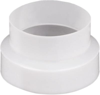 Dailygoods- Reduzierverbinder verloopstuk - Ronde Buis Adapter - Ventilatiesysteem - Ventilatiekanaal - Afzuigkap - ABS Materiaal 80mm tot 100mm - Ventilatieadapter