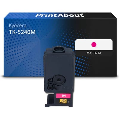 PrintAbout huismerk Toner TK-5240M Magenta Geschikt voor Kyocera