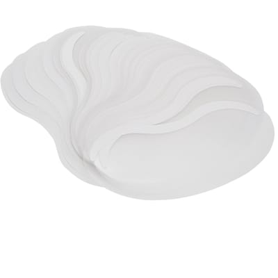 50 stuks Onbreekbaar Kleuren Kappersalon Oog Gezicht Beschermkap Haarlak Cover white