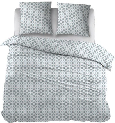 Snoozing Ingeborg Dekbedovertrek - Tweepersoons - 200x200/220 cm - Blue